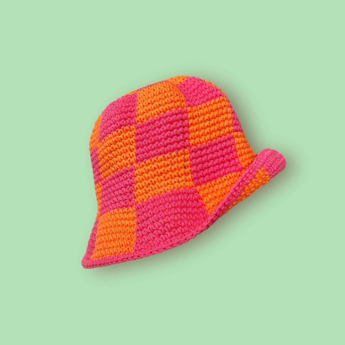 Checkered Bucket Hat